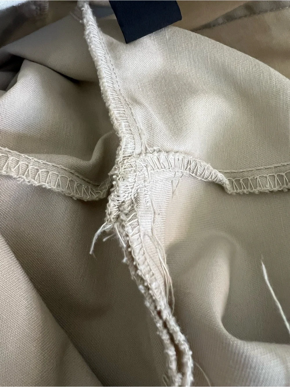Style & Co. Size 16 Beige Cotton Wide Leg Pants Trousers